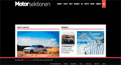 Desktop Screenshot of motorsektionen.dk